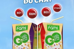 Vinasoy chính thức ra mắt sữa đậu nành Fami Go - bữa sáng đủ chất và tiện lợi cho người bận rộn