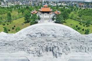 Quần thể Đền thờ - Tượng đài Bác Hồ với nông dân: Điểm nhấn của TP. Thái Bình