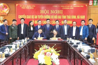 Công ty TNHH Đầu tư Xây dựng và Thương mại Phương Anh với hai con đường huyết mạch phát triển của Thái Bình