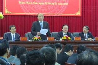 Thủ tướng Nguyễn Xuân Phúc: Tiếp tục đầu tư xây dựng khu đô thị Đại học Huế