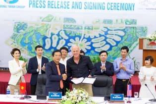 Golf thủ huyền thoại Greg Norman thiết kế sân golf ngàn tỷ tại Quảng Bình