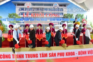 Khởi công xây dựng Trung tâm Sản phụ khoa – Bệnh viện Trung ương Huế 300 tỷ đồng