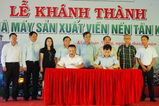 Quảng Trị có Nhà máy viên củi nén với công suất 120.000 tấn sản phẩm/năm