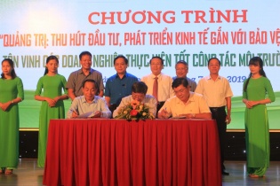 Tôn vinh các doanh nghiệp thực hiện tốt công tác bảo vệ môi trường tại Quảng Trị