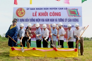 Quảng Trị: Khởi công xây dựng Đền tưởng niệm vua Hàm Nghi và tướng sĩ Cần Vương