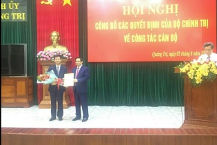 Quảng Trị có tân Bí thư Tỉnh ủy 