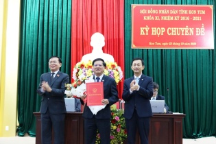 Ông Lê Ngọc Tuấn được bầu giữ chức Chủ tịch UBND tỉnh Kon Tum