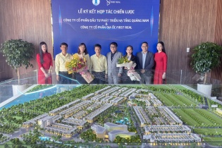 First Real thành lập chi nhánh Quảng Nam, ký kết hợp tác chiến lược với QNIC