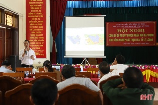 Công bố đồ án Quy hoạch Khu công nghiệp Bắc Thạch Hà - Hà Tĩnh