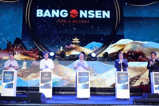 Dự án du lịch suối nước nóng Bang Onsen Quảng Bình đi vào hoạt động