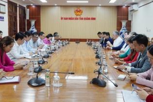 Tập đoàn giáo dục Đức muốn hợp tác đào tạo lao động tại Quảng Bình