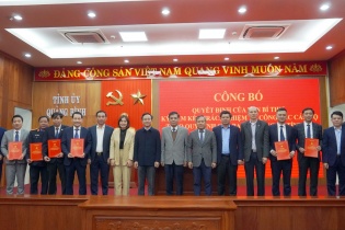 Quảng Bình: Công bố các quyết định của Ban Bí thư về công tác cán bộ