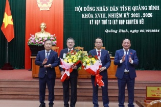 Quảng Bình: Giám đốc Sở Kế hoạch và Đầu tư được bầu làm Phó chủ tịch UBND tỉnh