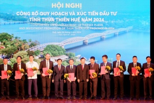 Thừa Thiên Huế trao chứng nhận đầu tư 11 dự án, tổng vốn đầu tư 9.134 tỷ đồng
