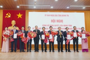 Quảng Trị công bố nghị quyết về sắp xếp cơ quan chuyên môn trực thuộc UBND tỉnh