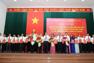 Quảng Trị bổ nhiệm các giám đốc sở sau sáp nhập