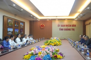 Lãnh đạo Quảng Trị làm việc với Tập đoàn B"Lao về xúc tiến đầu tư 