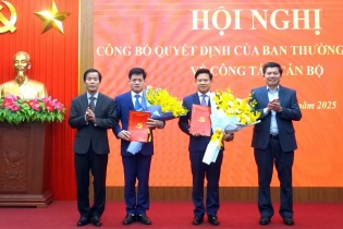 Tỉnh uỷ Quảng Trị công bố quyết định công tác cán bộ
