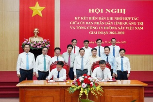Quảng Trị và Tổng Công ty Đường sắt Việt Nam hợp tác quảng bá, xúc tiến du lịch