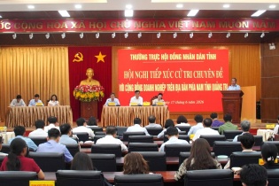 Thường trực HĐND tỉnh Quảng Trị tiếp xúc cử tri doanh nghiệp
