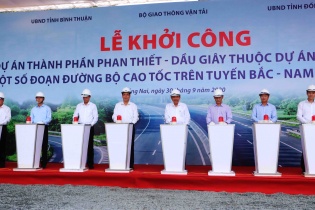 Khởi công cao tốc Phan Thiết - Dầu Giây tổng mức đầu tư 13.600 tỷ đồng
