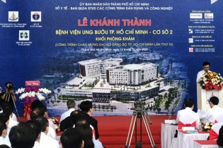 Khánh thành dự án Cơ sở 2 Bệnh viện Ung bướu, vốn đầu tư hơn 5.800 tỷ đồng