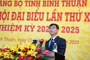 Ông Dương Văn An đắc cử Bí thư Tỉnh ủy Bình Thuận