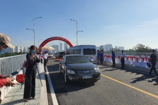 Thông xe cầu Phước Lộc tăng kết nối cho huyện Nhà Bè