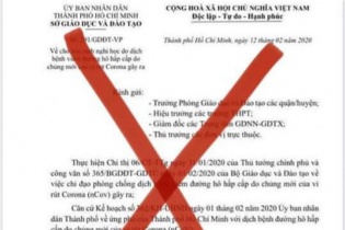 TP.HCM: Điều tra tìm người giả mạo văn bản cho học sinh nghỉ học trên mạng xã hội