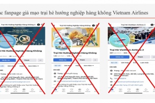 Giả mạo Vietnam Airlines lập trại hè hướng nghiệp hàng không để lừa đảo
