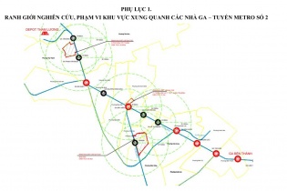 TP.HCM: Đô thị mô hình TOD sẽ phát triển xung quanh 12 nhà ga của Metro số 2