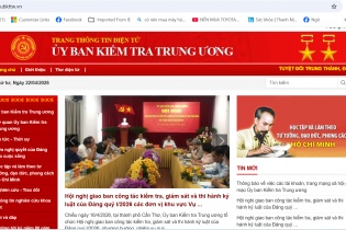 Cảnh báo trang mạng giả mạo Ủy ban Kiểm tra Trung ương