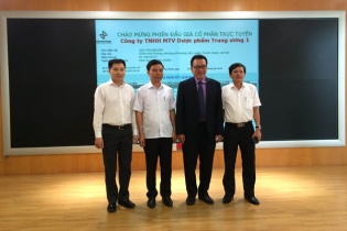 Đấu giá thành công hơn 3 triệu cổ phần Dược phẩm trung ương 1
