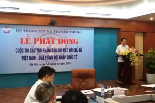 Phát động giải báo chí “Việt Nam - Quá trình hội nhập quốc tế”