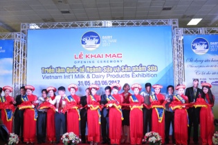 Khai mạc triển lãm quốc tế ngành sữa đầu tiên tại Việt Nam