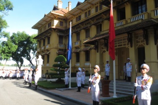 Lễ thượng cờ nhân dịp 50 năm ASEAN: Hợp tác ASEAN là chính sách đối ngoại hàng đầu của Việt Nam