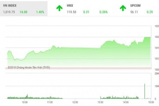 Phiên 4/1: STB bùng nổ, VN-Index tiếp tục bay cao