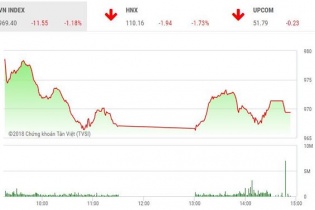 Phiên 21/6: Lực bán áp đảo, VN-Index mất hơn 10 điểm