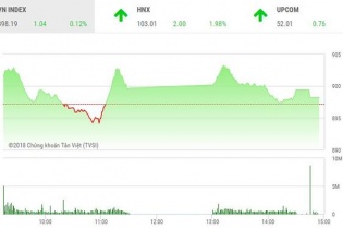 Phiên 16/11: Dòng bank và dầu khí khởi sắc, VN-Index vẫn hụt mốc 900 điểm