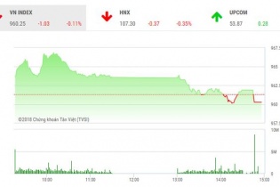 Phiên 13/12: Bluechips yếu đà, thị trường quay đầu giảm điểm