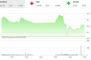 Phiên 10/6: VN-Index bật lại cuối phiên nhờ lực đỡ từ bluechip