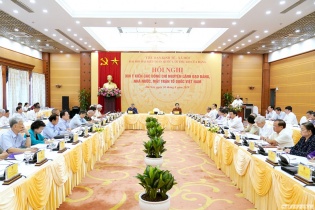 Tiểu ban Kinh tế - Xã hội tổ chức xin ý kiến các vị nguyên lãnh đạo