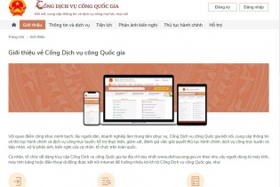 Hoàn thiện một số dịch vụ công cung cấp trên Cổng Dịch vụ công quốc gia