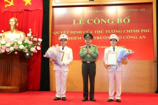 Bộ Công an có thêm 2 Thứ trưởng