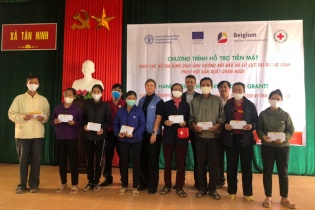 Bỉ hỗ trợ 300.000 USD cho nông dân chịu ảnh hưởng lũ lụt miền Trung
