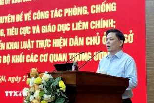 Thực hành dân chủ ở cơ sở là giải pháp quan trọng để phòng, chống tham nhũng