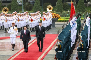 Thủ tướng Phạm Minh Chính đón, hội đàm với Thủ tướng Tây Ban Nha