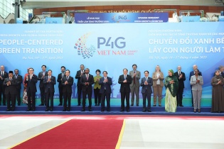 [Ảnh] Khai mạc Hội nghị thượng đỉnh Đối tác vì tăng trưởng xanh và mục tiêu toàn cầu 2030