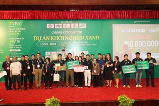 Dự án khởi nghiệp từ xơ mướp đạt quán quân cuộc thi “Dự án khởi nghiệp xanh” 2023