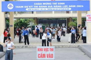 Hơn 11.000 thí sinh tới Trường Đại học Sư Phạm Hà Nội dự thi đánh giá năng lực